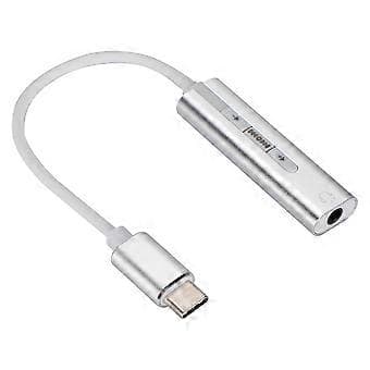 Ljudkort USB-C till O-kort Ljudadapter 3,5 mm