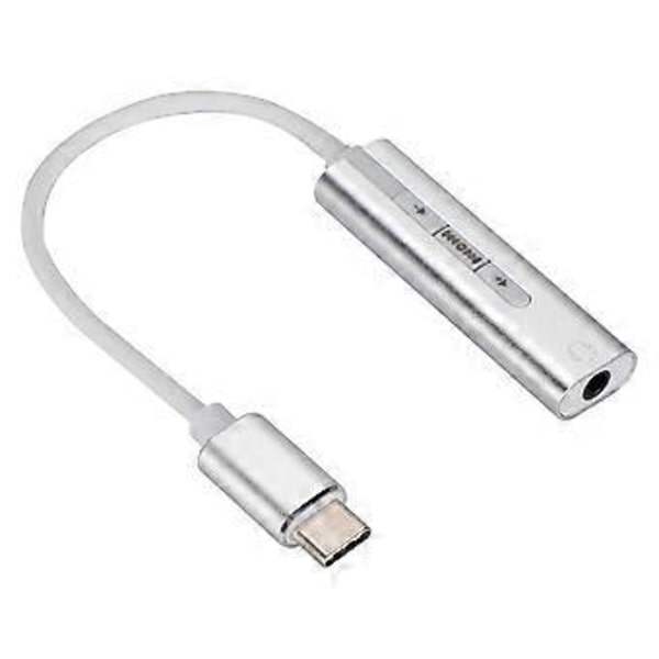 Lydkort USB-C til O-kort Audio Adapter 3,5 mm