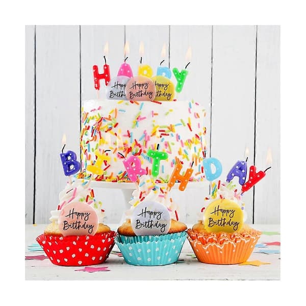 24 stk. akrylkaketopper Speilkakedisk Mini Rund Gravert Cupcaketopper for DIY Cupcake-dekorasjon[J] As Shown