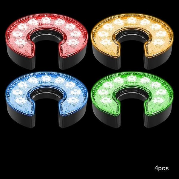 1 set LED-hålbelysning för golf, golfträningsutrustning, perfekt för nattgolf och fester