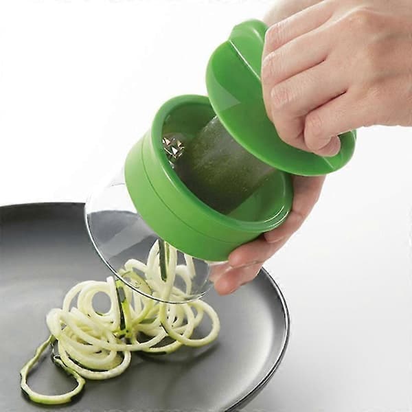 Spiralizer Grønnsakskutter 3 Blader - Manuell - Flerfarget