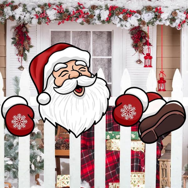 Hegn Hegn Julepynt Udendørs Hegn Julehave Skilte Søde Julepynt Udendørs Hegn Julepynt til Ferie Chr[J]