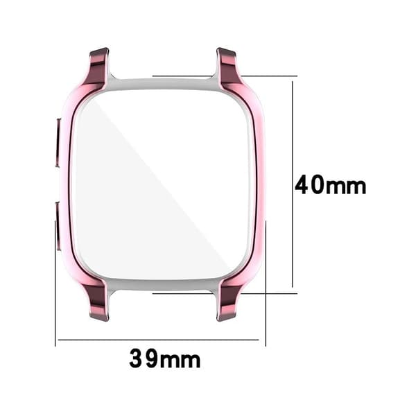Kellokotelo Garmin Venu SQ täysin peittävä näytönsuoja (Pinkki)[J]