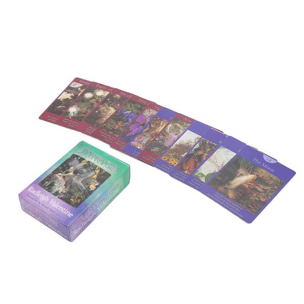 Engelsk version spillekort Tarotkort dæk interaktionsbrætspil spådomskort[J]