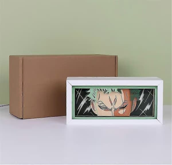 One Piece Anime 3D-pappersklippt ljuslåda Mangaskugga B