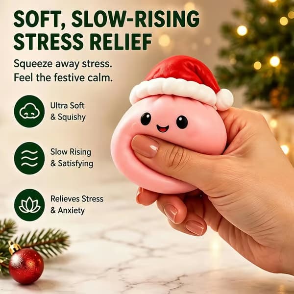 Dumpling Squishy Adventskalender Jul 2026 24 Dagar Nedräkning Långsamt Stigande Kläm Sensorisk Fidget Heminredning Julklappar Adventskalender