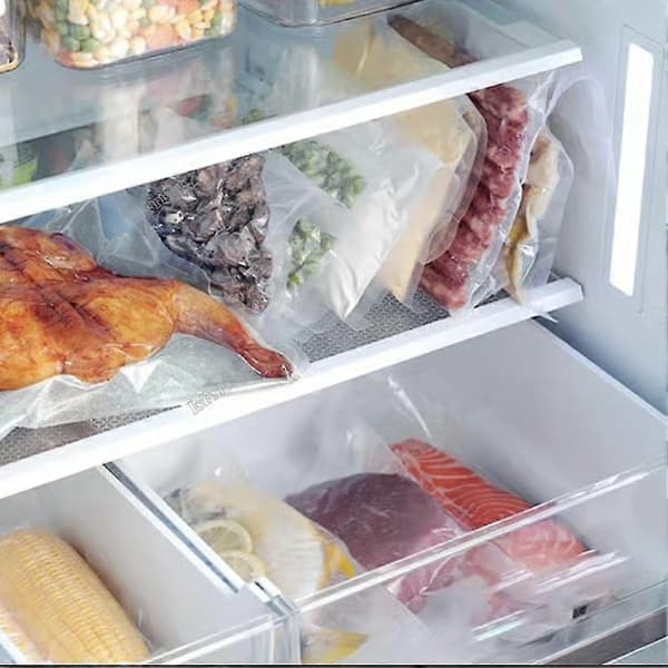 Mini-vakuumförpackare 2-i-1 förseglare och skärare automatisk matförseglare för plastpåsar