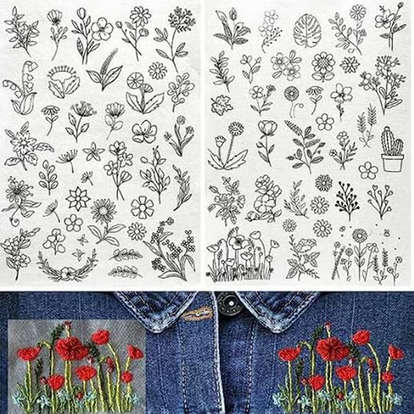 Vattenlöslig stabilisator för broderi Stick & Stitch E