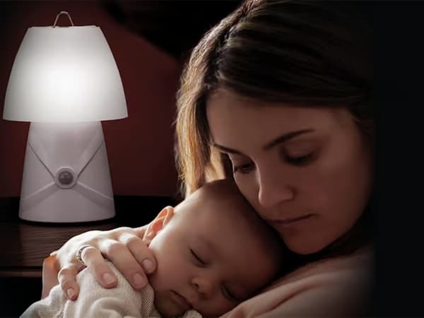 Trådlös RGB LED-lampa - Rörelsesensor - Nattlampa för barn