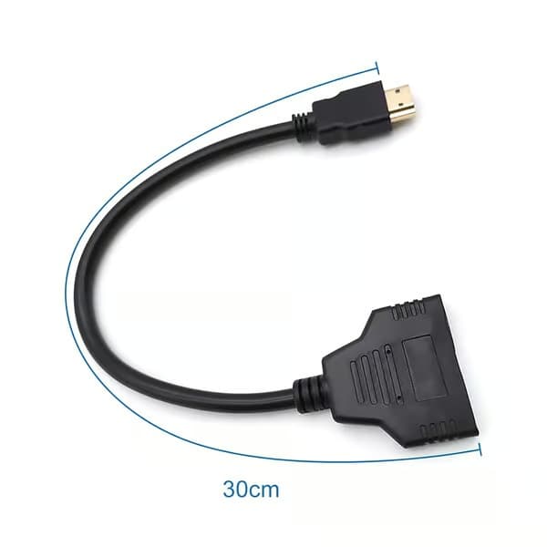 HDMI-splitteradapterkabel - HDMI-splitter 1 in 2 ut HDMI