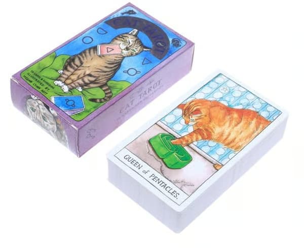 Pagan Cat Tarotkort - Miniversjon