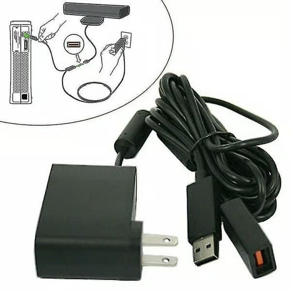 USB nätadapter för Xbox 360 Xbox360 Kinect-sensor Kabel (Db) EU-kontakt