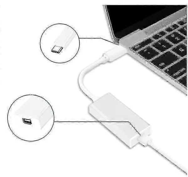 Thunderbolt 2-kabel USB-C-adapter för Apple-enheter 2 m