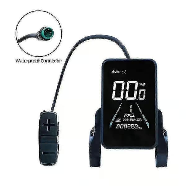 Vattentät LCD-display för elcykel 36V-72V, NC-81F elcykelpanel instrumentbräda