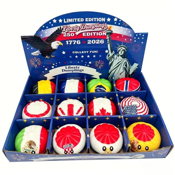The Original Mystery Dumpling Galaxy Edition, Viral Squishy Fidget Toy Blind Box