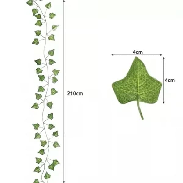 25 meter murgröna / bladgirlang - 2m lång grön