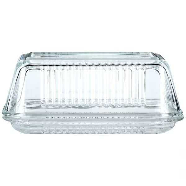 Smörask i glas - Klassisk form för förvaring och servering