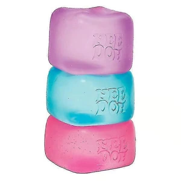Schylling Nice Cube NeeDoh Stressboll - Sensorisk leksak för att lindra ångest och stress