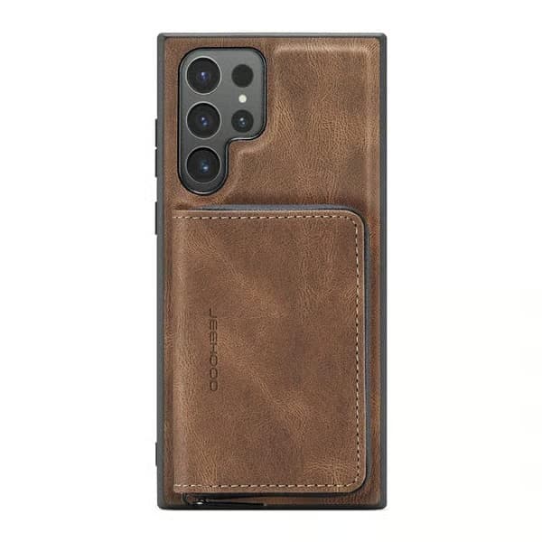 (För Samsung Galaxy S24) Mobilskal med stativ och kortplats, stötsäker slimmad design blå blå