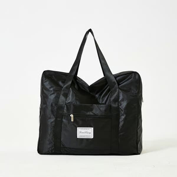 1 stk stor sammenleggbar reiseveske fødebag black