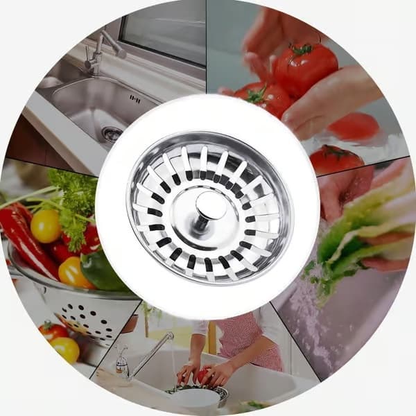 Plugg för IKEA Kök Atlant / Domsjö / Sil till Diskbänk - Korgventil 4-Pack