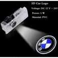 LED-projektor för bil - BMW - Välkomstbelysning - 4 st - Svart - LED-dörrlampor