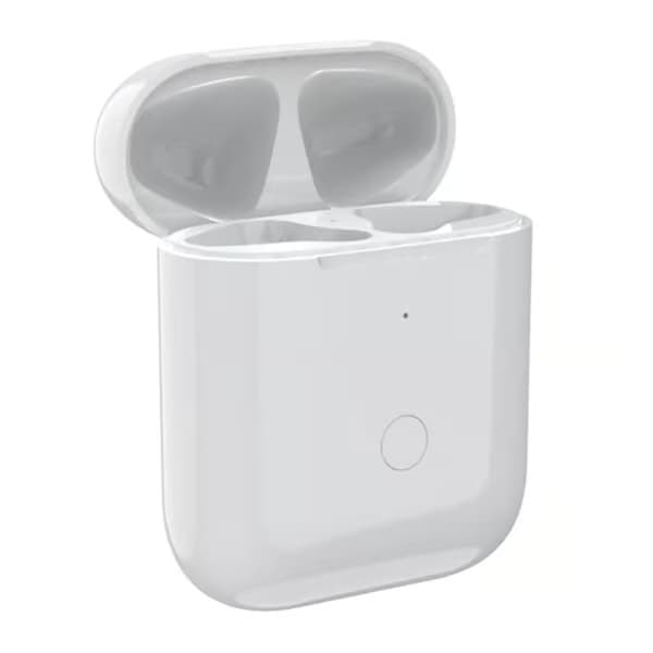 Trådlöst laddningsetui för AirPods 1 & 2, ersättningsetui för AirPods 1:a/2:a generationen, stöder Bluetooth-parkoppling
