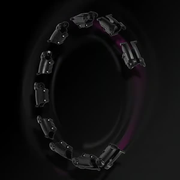 HHW11 PLUS SIZE HULA HOOP SORT MED FREMspring OG HMS VÆGT