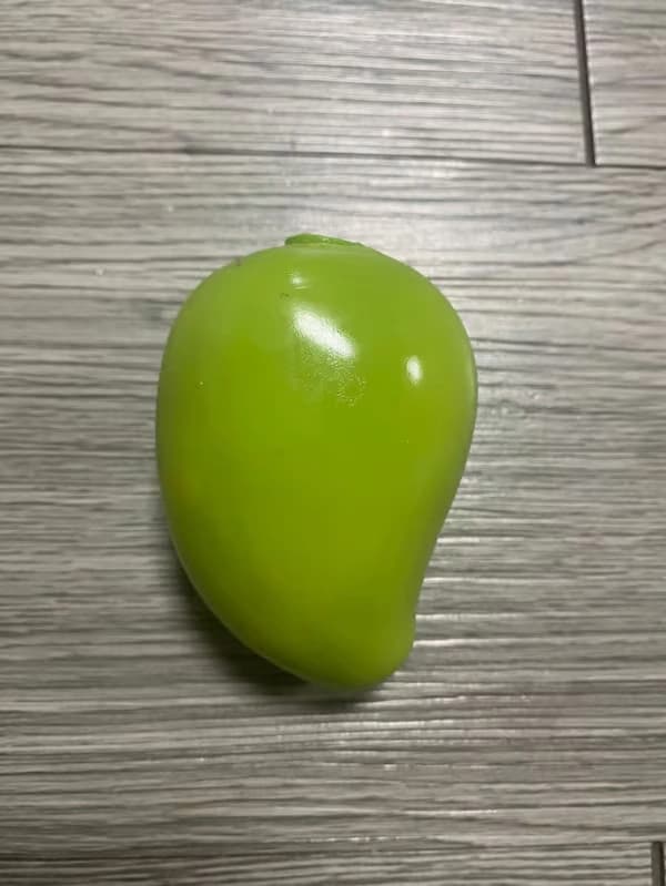Crazy Mango Squishy ASMR Pärlfylld, Långsamt Återgående Klämmango 8 3.2cm Mango