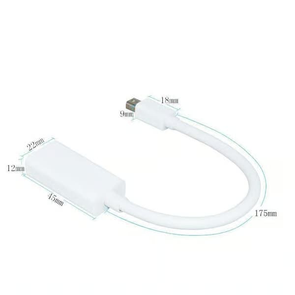 Mini DisplayPort till HDMI-adapter för MacBook black