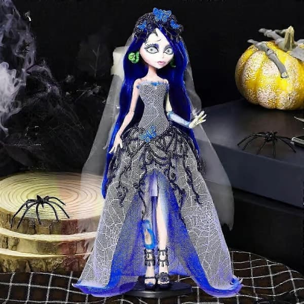 Monster High Tim Zombie Brud Emily Skullector Docka - Ny Ankomst