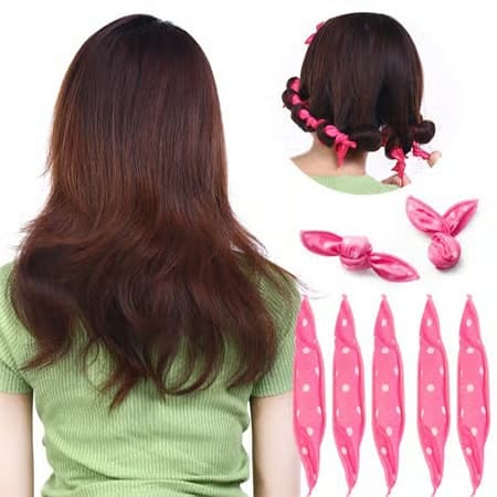 Magiska Svamp Curlers - Värmefria Curlers i Rosa, 20-pack 19 3.5cm