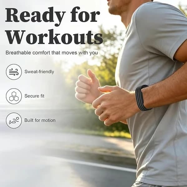 Klockarmband för Google Fitbit Air, mjukt ersättningsband i silikon Midnight Blue