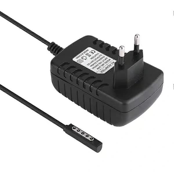 12V 2A surfplatteladdare för Microsoft Surface RT/RT2, med europeisk standardkontakt, 100-240V