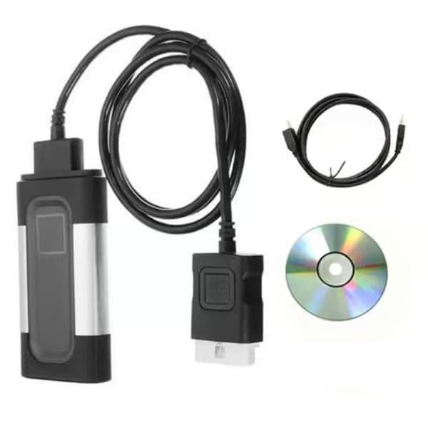 Autocom CDP+ Professionell Auto TCS CDP Pro Plus för Autocom Diagnostiska Bilkablar OBD2 Diagnosverktyg - Perfekt V9.1, V2021.11 med Bluetooth
