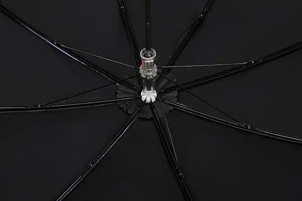 Vikbart UV-parasoll Snö-/Regn-/Solparaply Broderat Bröllopsparaply