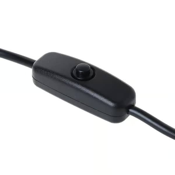 USB Typ C med på/av-knapp Strömbrytare 27cm Laddningsförlängningskabel