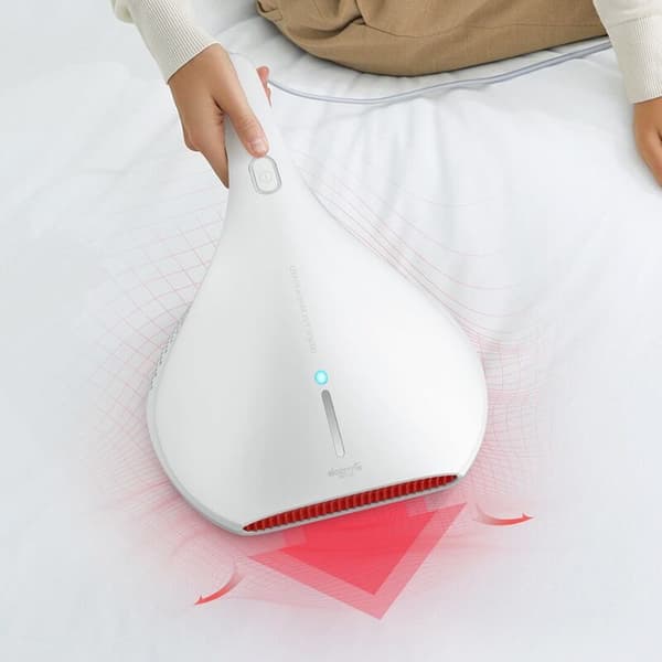 Kvalsterdammsugare med steriliserande UV-C-lampa - madrass