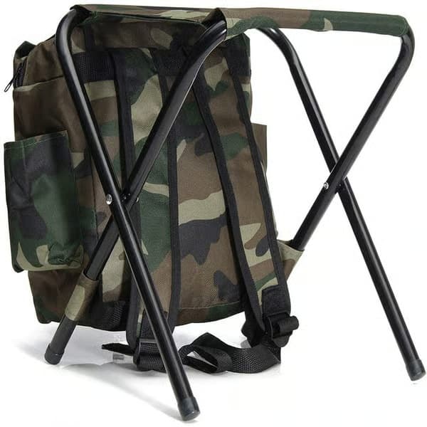 Ryggsäck med pall - Militärryggsäck med hopfällbar stol