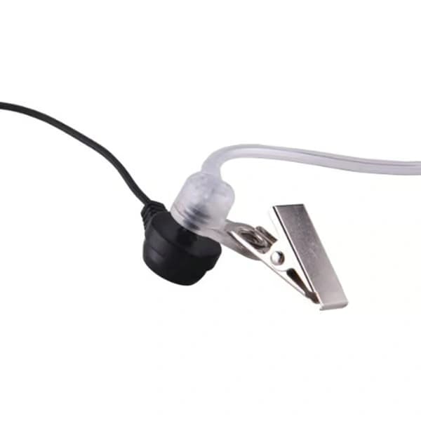 3,5 mm headset øretelefon 1-pin amatørradio sort