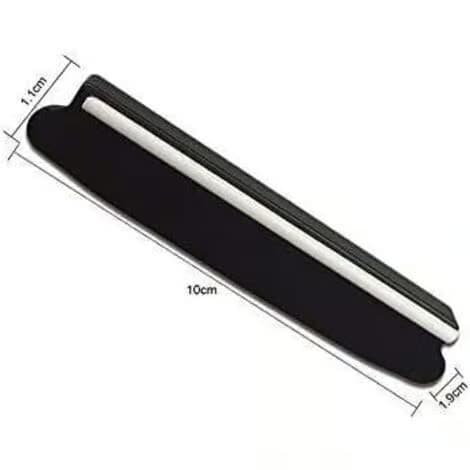 Professionell knivslipningsguide, vinkelguide för knivslipning, slipguide för brynsten, svart (2-pack)