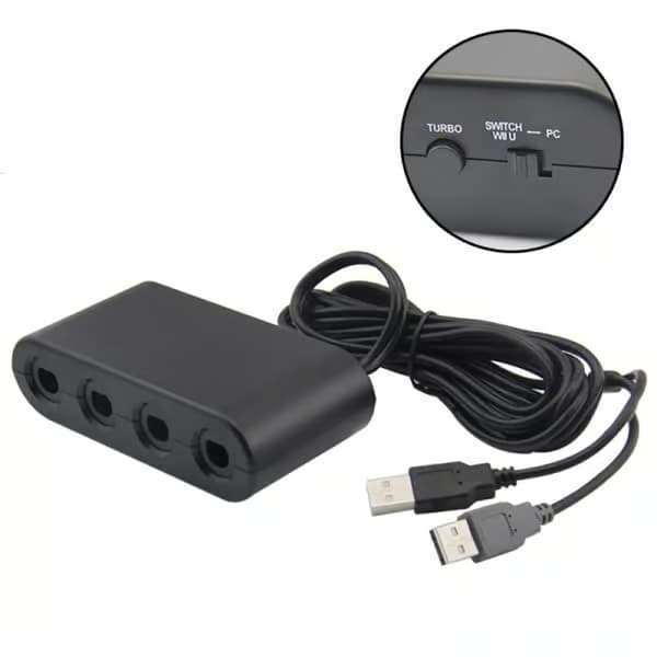 GameCube-kontrolladapter för spelkonvertering