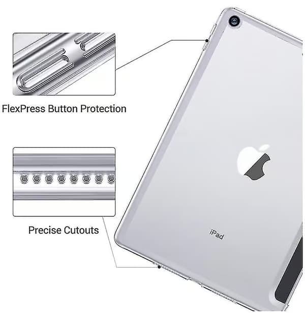 Mini 4 sort smart tablet-etui til iPad Mini 4, Mini 2, 3, 1, Mini 5 beskyttelsesetui