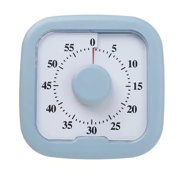 60 minuters visuell timer - Klassrumsskola för barn - Tyst visuell timer