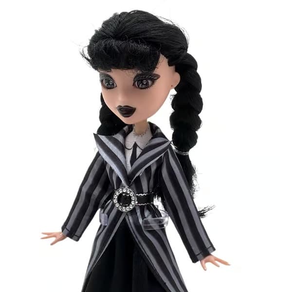 Monster High School Wednesday-docka och tillbehör (docka+ställ+väska+händer)