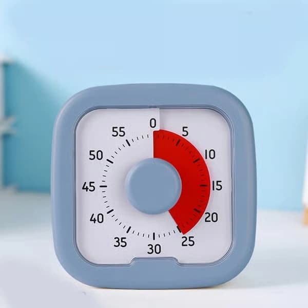 60 minuters visuell timer - Klassrumsskola för barn - Tyst visuell timer