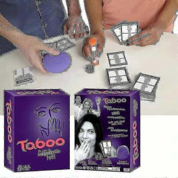 Taboo Games Classic Timglas Timing Familjebrädspel WHBYV