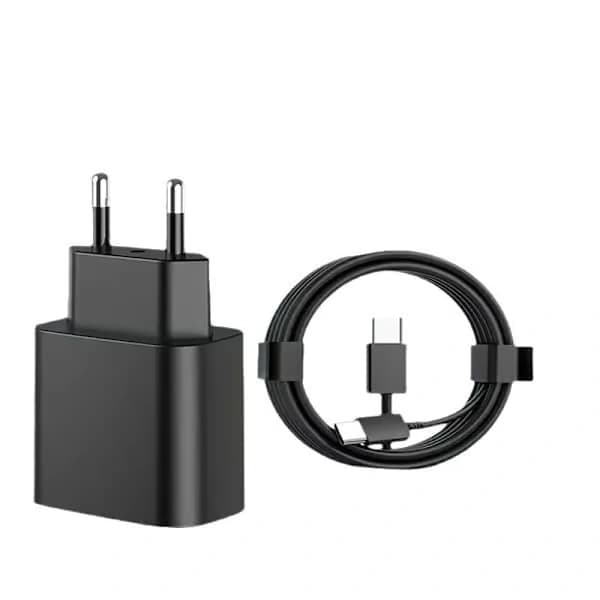 4-pack Samsung 45W snabbladdare USB-C + 1M kabel, svart 4-pack Samsung (45W Black)