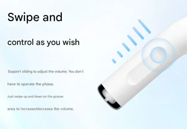 Bluetooth In-Ear Hörlurar, Trådlösa Hörlurar för iPhone och Android black