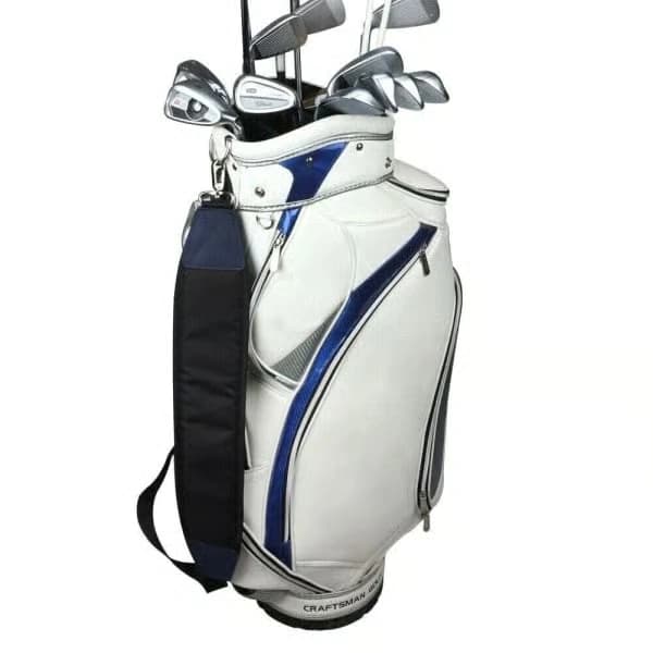 Axelrem för golfbag, tjockt vadderad axelrem